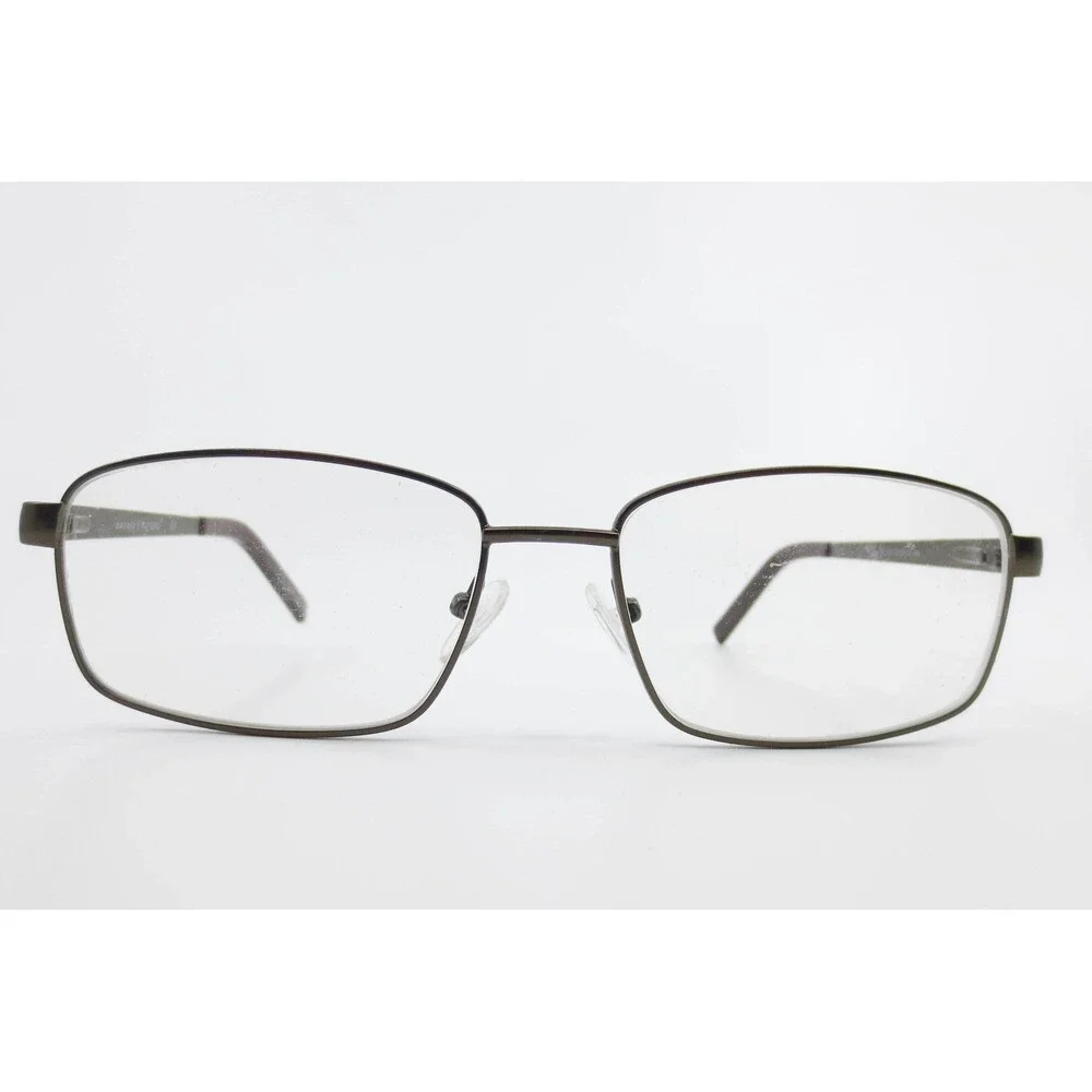 Elements by Europa EL-374 C2 Bronze Rectangular Eyeglasses Frames 57-17-145 Mens